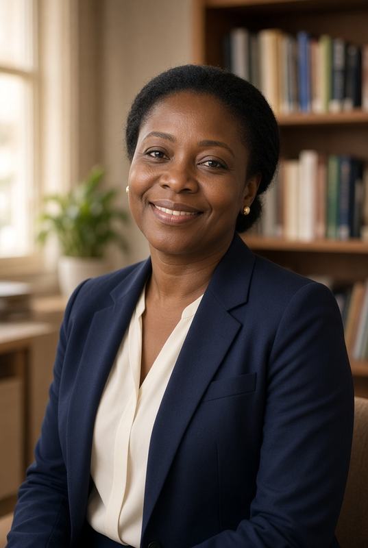 Portrait of Aunty Vida, Head of School